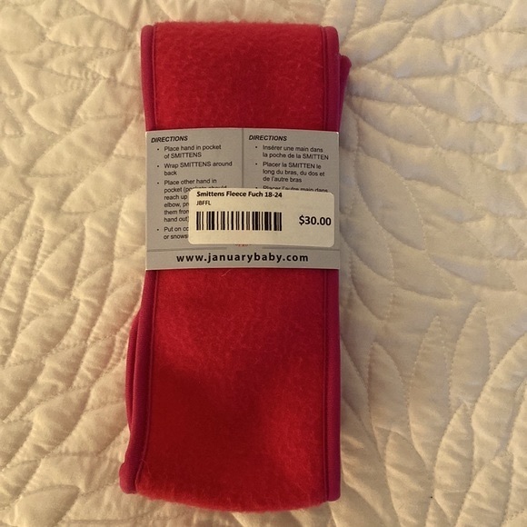 NWT! January Baby - Smittens - Fuchsia (18-24 months) - Picture 5 of 6